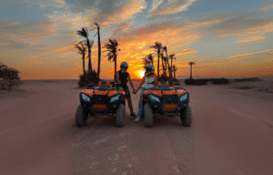 quad biking sunset Marrakech