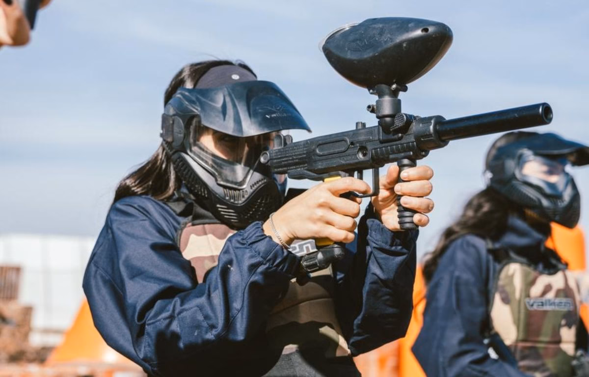 Paintball team building activity in Marrakech for corporate groups and company events