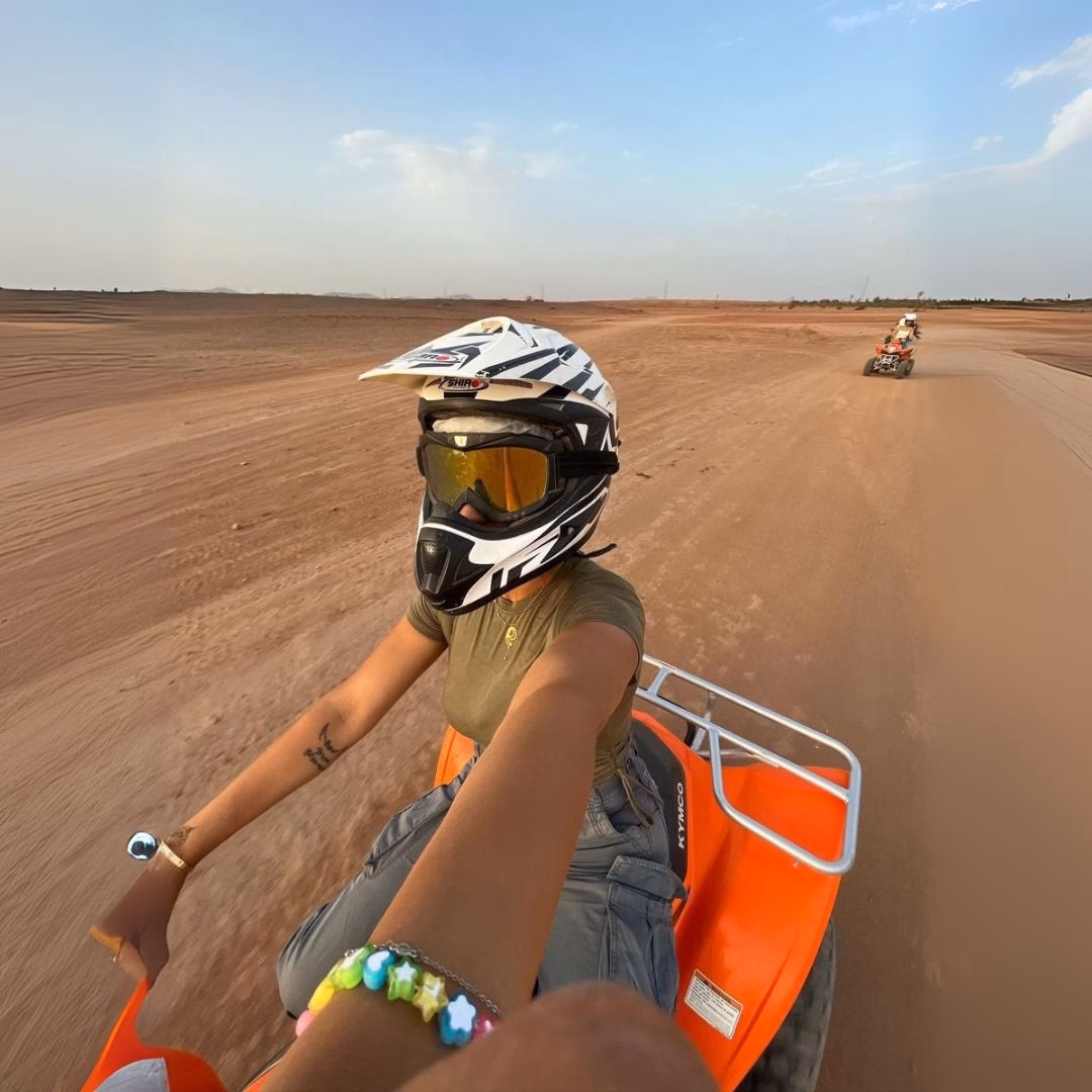 Extreme quad biking Marrakech desert trail
