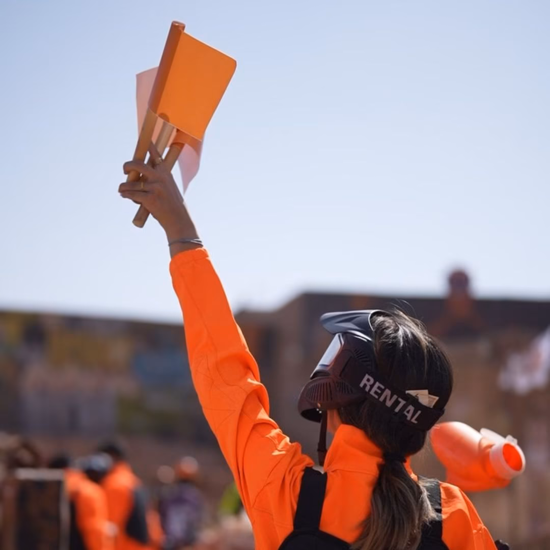 Paintball battle Marrakech