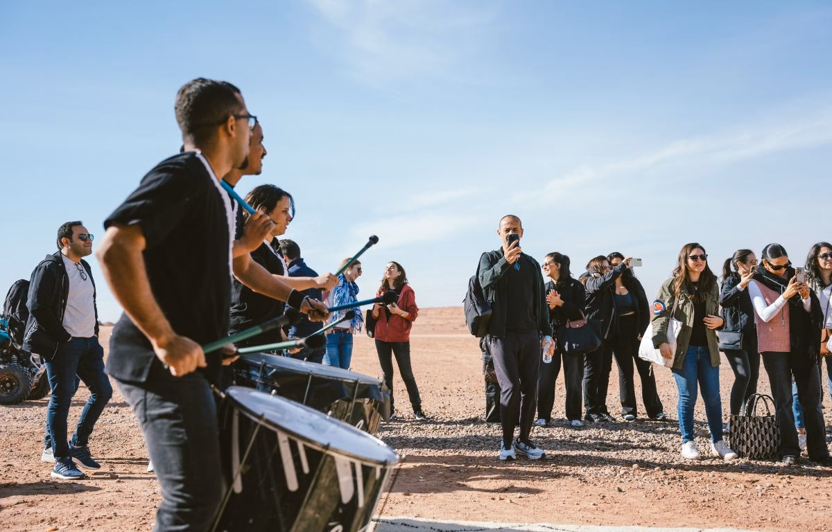 Team building Marrakech group experience outdoor