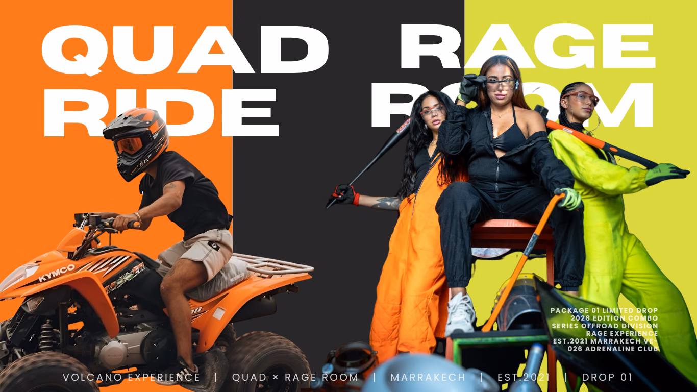 Quad and Rage Room Combo Experience in Marrakech